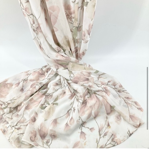 SHOW ME YOUR MUMU Rebecca Ruffle Chiffon Floral Print Maxi Dress - Picture 9 of 9